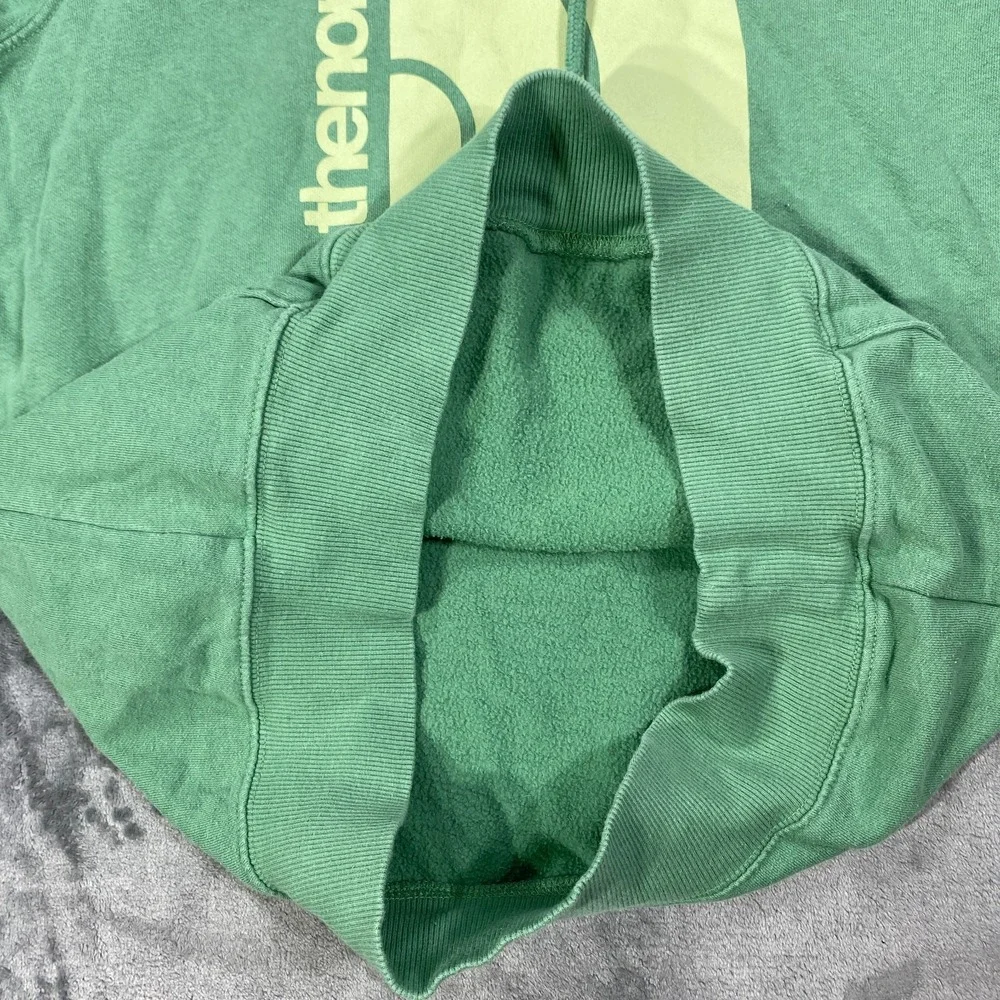 The North Face Hoodie Mens Small Fleece Pullover Sweatshirt Drawstring Half Dome